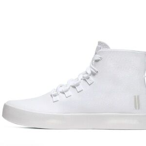 NOBULL Men's Recs Canvas High-Top Shoe in White NIB